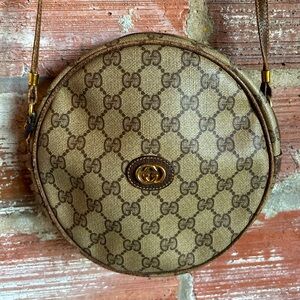 Vintage Gucci GG Canteen Logo Crossbody